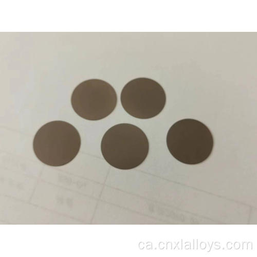 Disc d’aliatges de coure de molibdenum